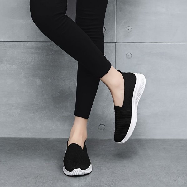 Women's Breathable Lightweight Slip-on Casual Shoes, Minimalist Walking Sneakers, Comfortable Sports Shoes For Women